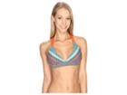 Prana Lahari Halter Top (sunlit Coral Riviera) Women's Swimwear