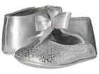 Baby Deer Ribbon Ballet (infant) (silver) Girl's Shoes