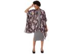 Collection Xiix Floral Lurex Jacquard Cover-up (potent Purple) Women's Clothing