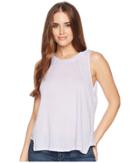 Splendid Vintage Whisper Asymmetrical Hem Tank (vintage Lavender) Women's Sleeveless