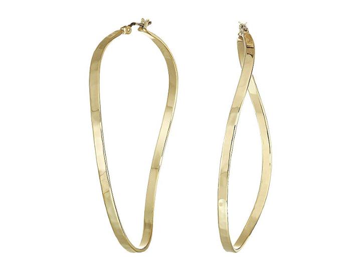 Tory Burch Hoop Statement Earrings (gold) Earring