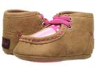 M&f Western Kids Monroe (infant/toddler) (tan/pink/white) Cowboy Boots