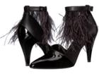 Opening Ceremony Chaka Feather Heel (black) Women's Shoes