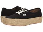 Vans Authentic Platform Esp (black) Skate Shoes