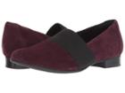 Clarks Un Blush Lo (aubergine Suede) Women's  Shoes