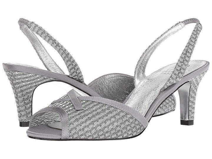 Adrianna Papell Jolene (antique Silver Crystal Glitter) Women's Shoes