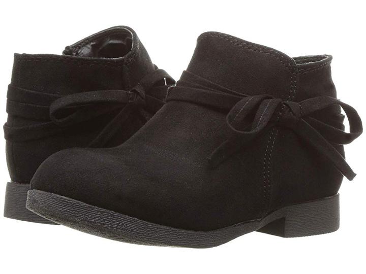 Nine West Kids Cyndees (toddler/little Kid) (black Microfiber) Girls Shoes