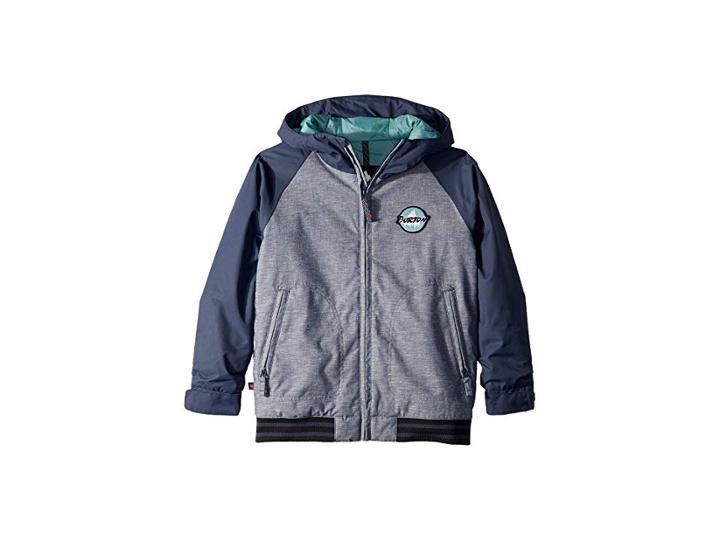 Burton Kids Game Day Jacket (little Kids/big Kids) (chambray/mood Indigo) Boy's Coat