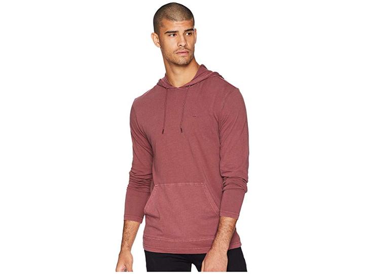 Rvca Ptc Pigment Hoodie (bordeaux) Men's Sweatshirt