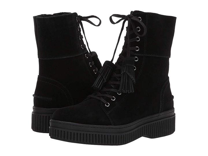 Franco Sarto Becks (black) Women's Lace-up Boots