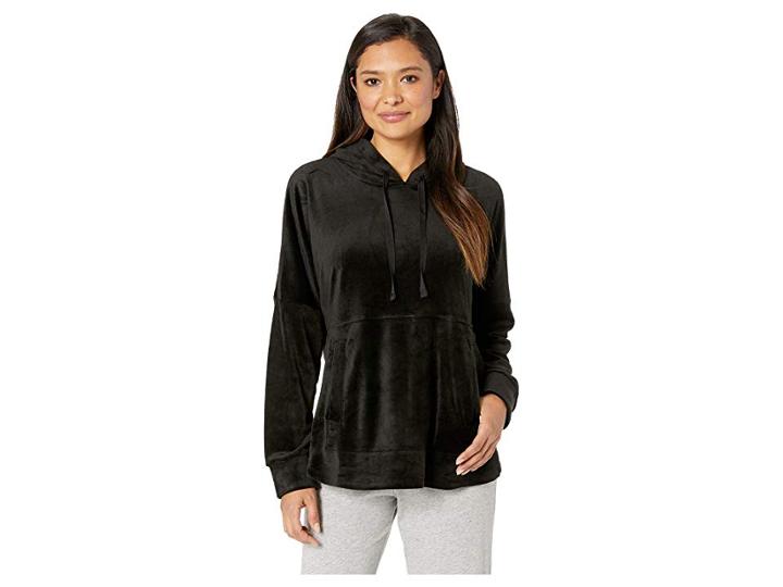 Donna Karan Hooded Top (black) Women's Pajama