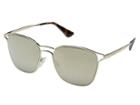 Prada 0pr 54ts (pale Gold/light Brown Mirror Gold) Fashion Sunglasses
