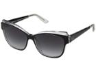 Guess Gu7592 (black/crystal Front/smoke Gradient Lens) Fashion Sunglasses