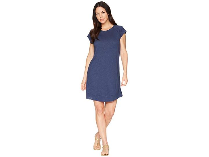 Lilla P Curved Hem Dress (ink) Women's Dress