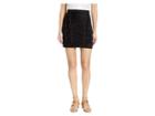 Bebe Lace-up Mini Skirt (jet Black) Women's Skirt