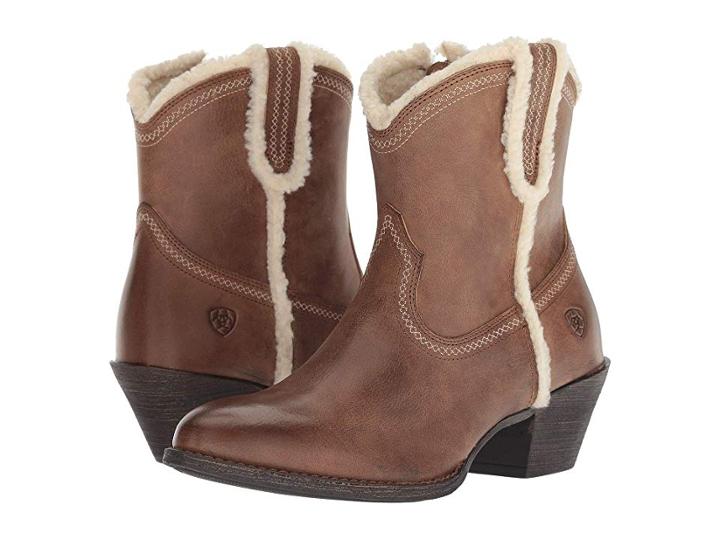 Ariat Darlin Fleece (sandstorm) Cowboy Boots