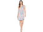 Nally & Millie Sleeveless Pink Tie-dye Dress (multi) Women's Dress