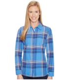 Kuhl Mable Long Sleeve Shirt (atlantis) Women's Long Sleeve Button Up