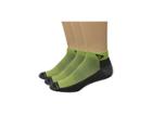 Drymax Sport Lite Trail Running Mini Crew 3-pack (lime Green/anthracite) Crew Cut Socks Shoes