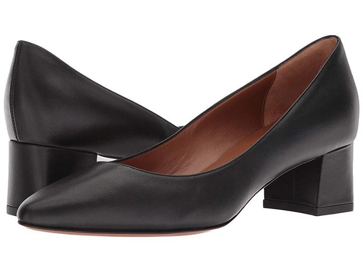 Aquatalia Pheobe (black Nappa) Women's 1-2 Inch Heel Shoes