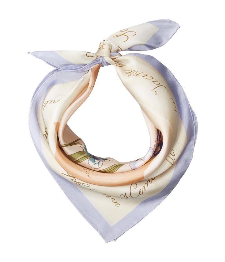 Lauren Ralph Lauren Stephanie Silk Square Scarf (linen) Scarves