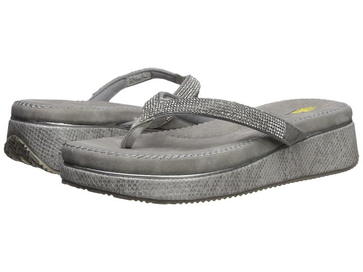 Volatile Aniya (silver) Women's Wedge Shoes