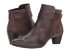 Ecco Sculptured 45 Buckle Boot (coffee/coffee Cow Leather/cow Nubuck) Women's Boots