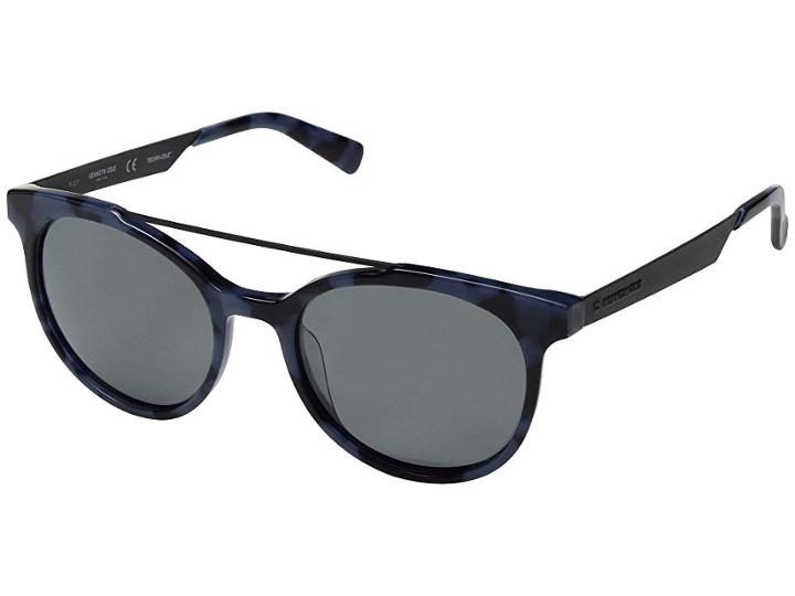 Kenneth Cole Reaction Kc7226 (coloured Havana/smoke Polarized) Fashion Sunglasses
