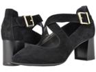 Rockport Total Motion Salima Cross Strap (black Suede) Women's Shoes