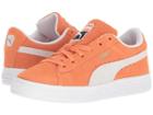 Puma Kids Suede Classic (little Kid) (melon/puma White) Kids Shoes