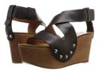 Frye Freida Clog Wedge (black) Women's Wedge Shoes