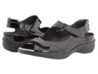 Ara Maya (black Crinkle Patent) Women's Sandals
