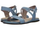 Ecco Touch Ankle Sandal (retro Blue Cow Nubuck) Women's Sandals