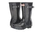 Hunter Original Short Gloss Rain Boots (dark Slate) Women's Rain Boots