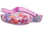 Crocs Classic Graphic Clog (carnation/candy Pink) Clog/mule Shoes