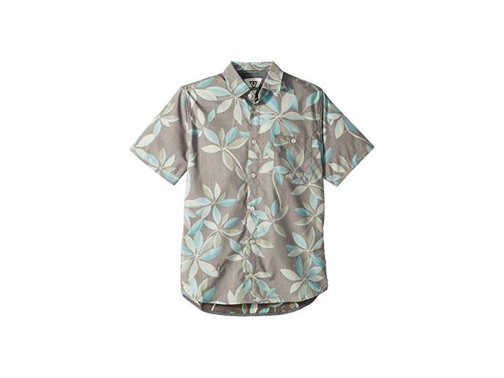 Vissla Kids Montra Short Sleeve (big Kids) (black) Boy's Clothing