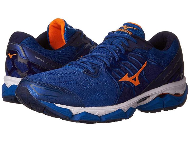 Mizuno Wave Horizon (nautical Blue/clownfish/mazarine Blue) Boys Shoes