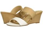 Cl By Laundry Tulip (white/pale Nude Burnished) Women's Shoes