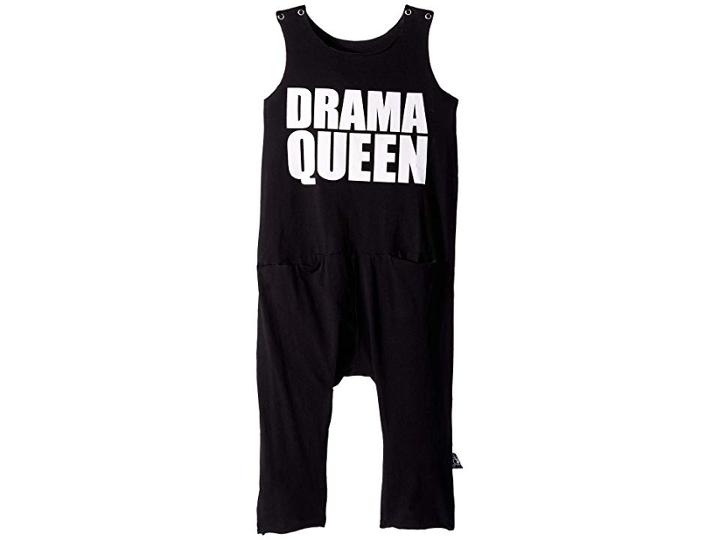 Nununu Drama Queen Light Overall (toddler/little Kids) (black) Boy's Jumpsuit & Rompers One Piece