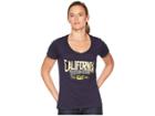 Champion College Cal Bears University V-neck Tee (navy) Women's T Shirt