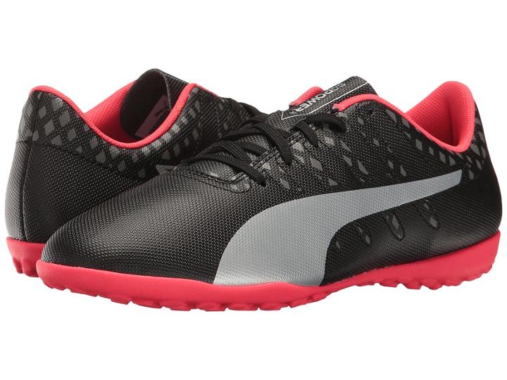 Puma Kids Evopower Vigor 4 Tt Jr (little Kid/big Kid) (puma Black/puma Silver/quiet Shade/bright Plasma) Kids Shoes