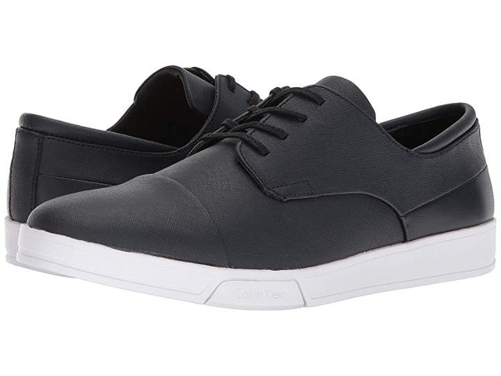 Calvin Klein Bailey (dark Navy Saffiano) Men's Shoes