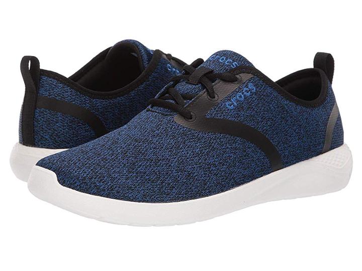 Crocs Literide Lace (blue Jean/white) Men's  Shoes