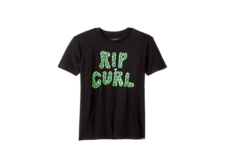 Rip Curl Kids Ghoul Premium Tee (big Kids) (black) Boy's T Shirt