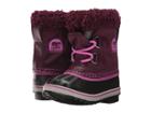 Sorel Kids Yoot Pac Nylon (toddler/little Kid) (purple Dahlia) Girls Shoes