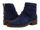 Cole Haan Riona Grand Back Zip Bootie (marine Blue Suede) Women's Boots