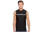 Speedo Startline Sleeveless Rashguard (black/black) Men's Swimwear