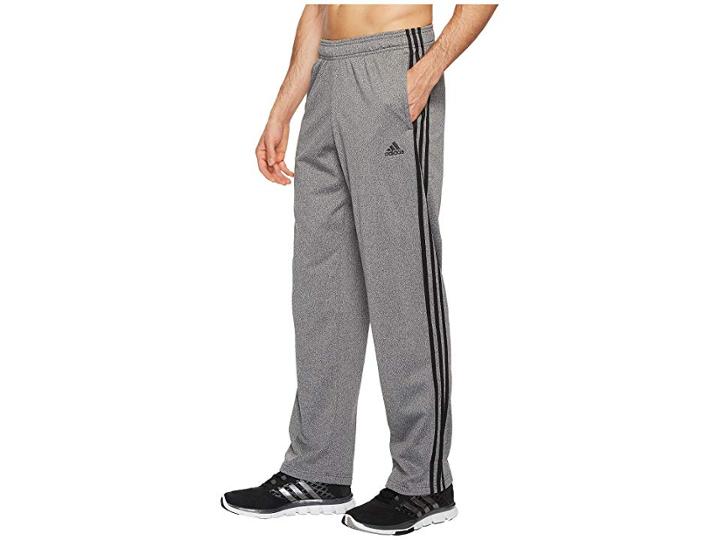 Adidas Essentials 3-stripes Regular Fit Tricot Pants (dgh Solid Grey/black) Men's Casual Pants