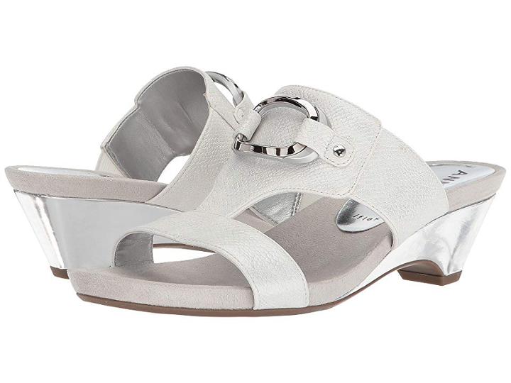 Anne Klein Teela (off-white Synthetic) Women's Wedge Shoes