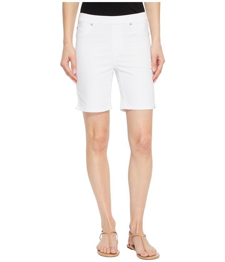 Tribal Pull-on 7 Dream Jean Shorts In White (white) Women's Shorts